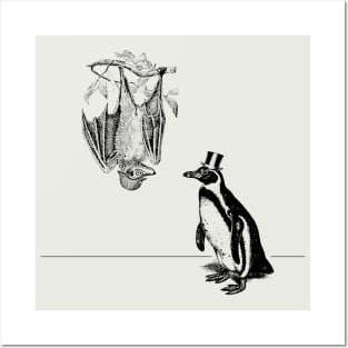 Sherlock Bat and Prof. Penguin Posters and Art